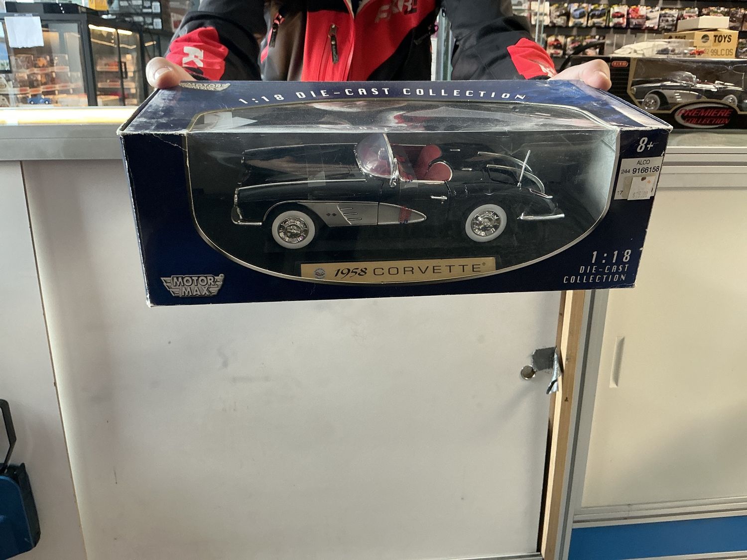 1958 convertible Corvette black