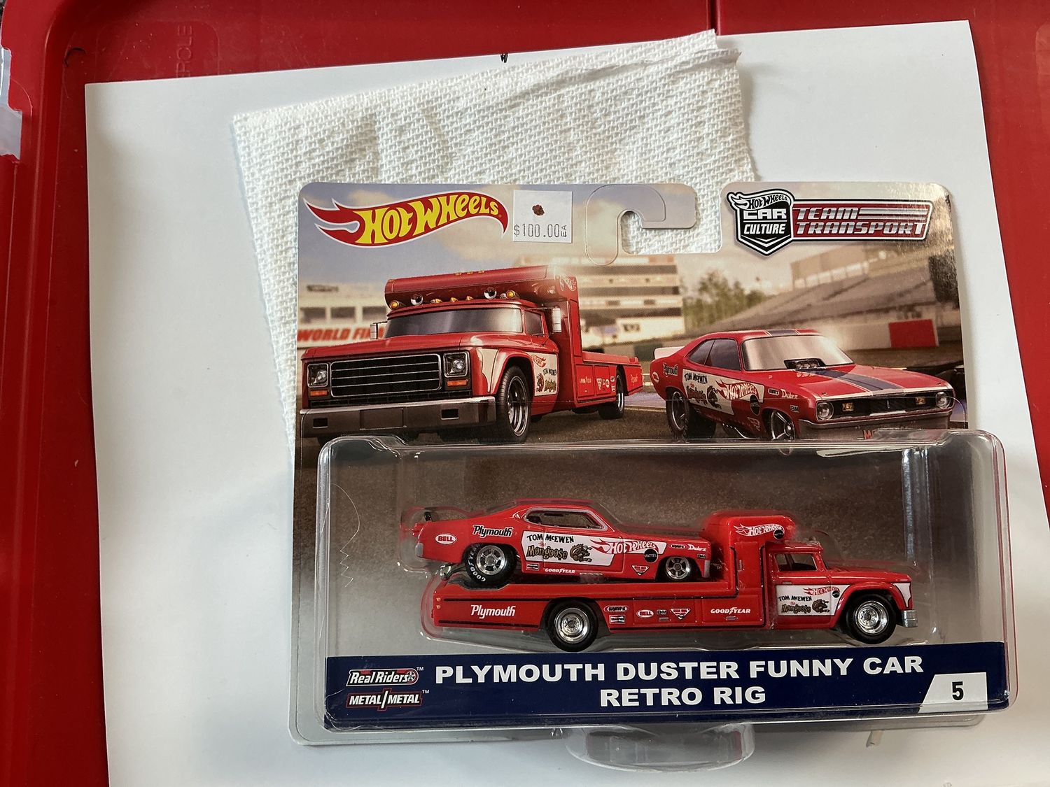 Plymouth duster, funny car, retro rig mongoose