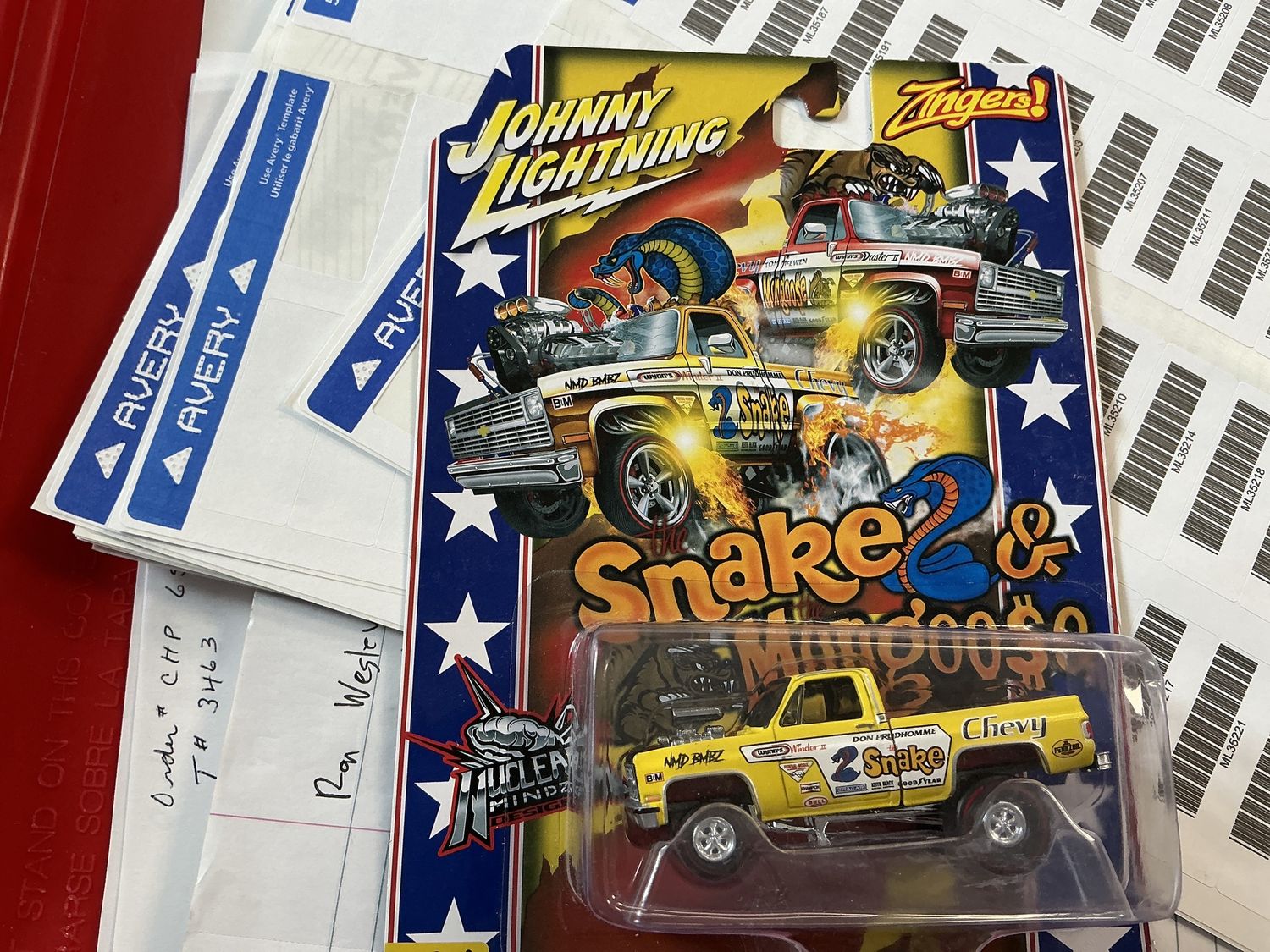 Nuclear minds, snake and mongoose combo truck Chevy