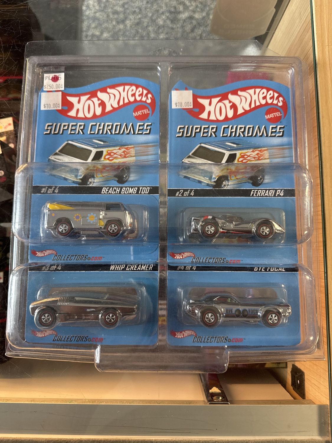 Super chromes 4 pk set