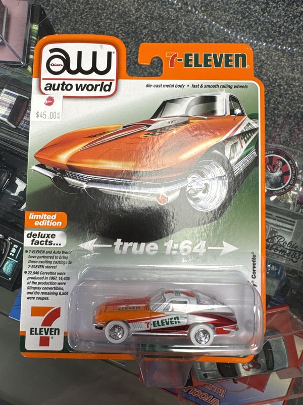 7-11 1967 Chevy corvette