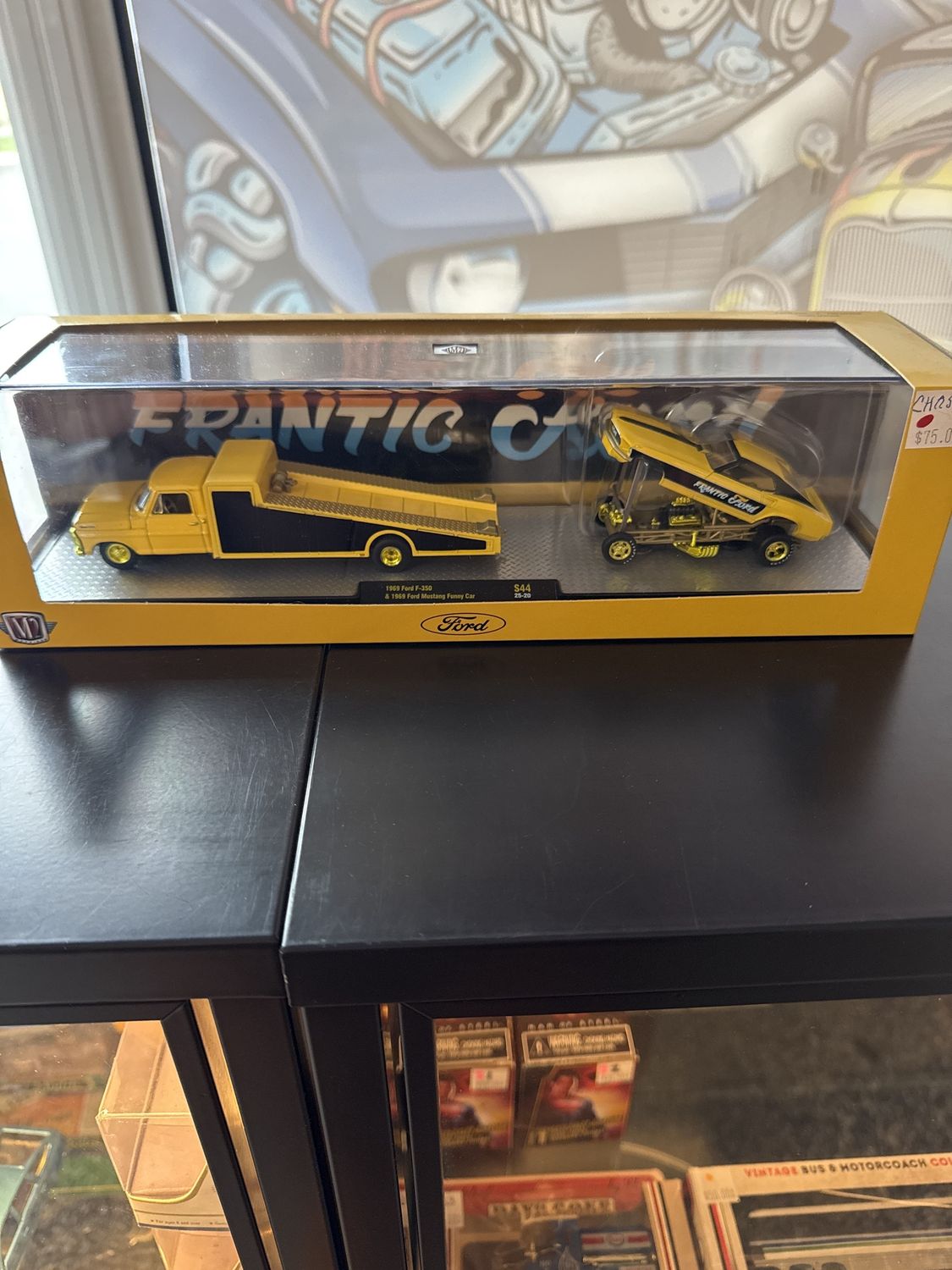 Frantic ford mustang funny car hauler