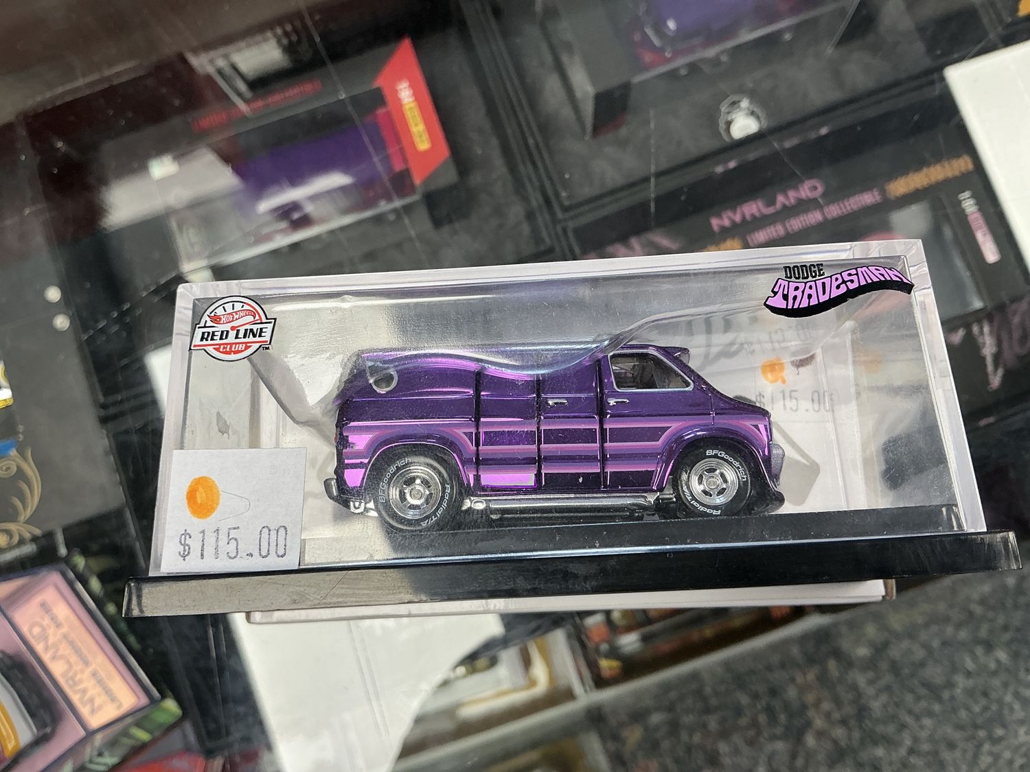 Dodge tradesmen van purple