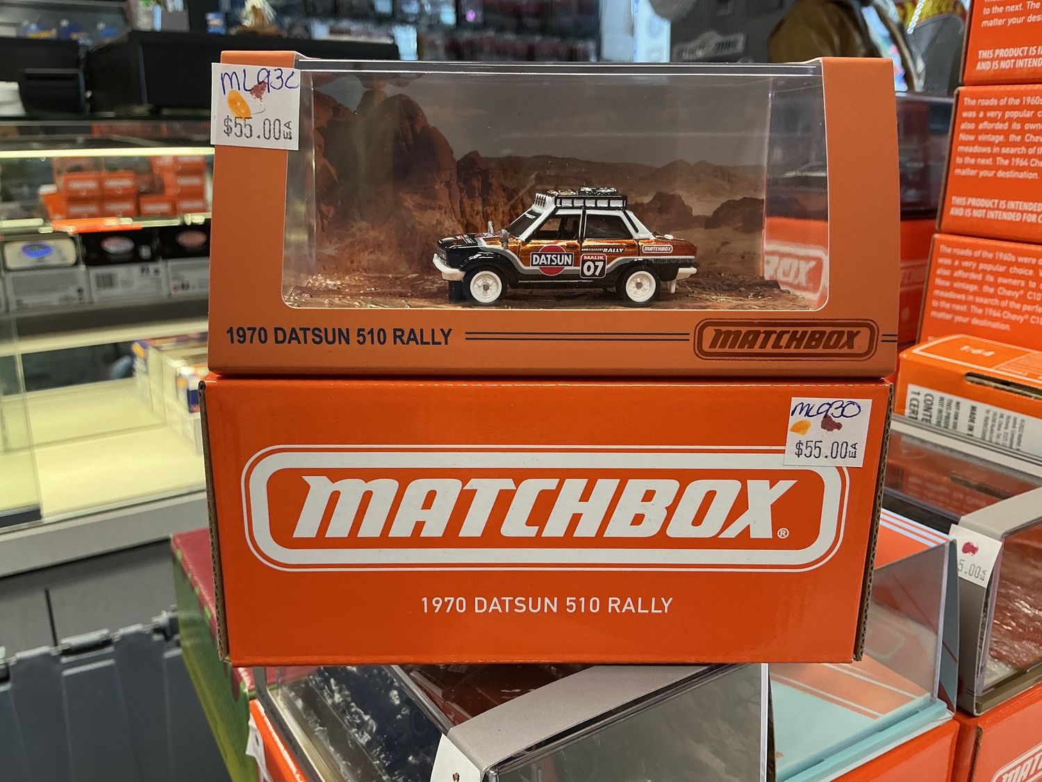 1970 Datsun 510 rally black and copper