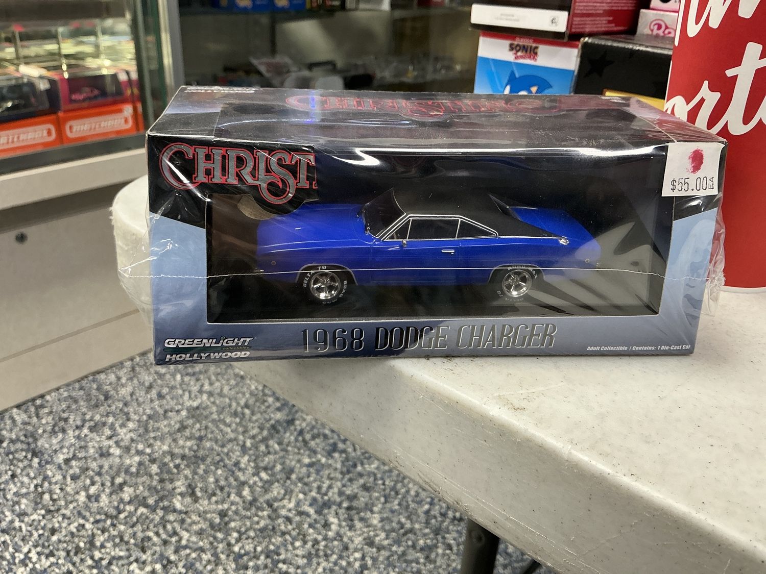 1968 Dodge charger blue Christine