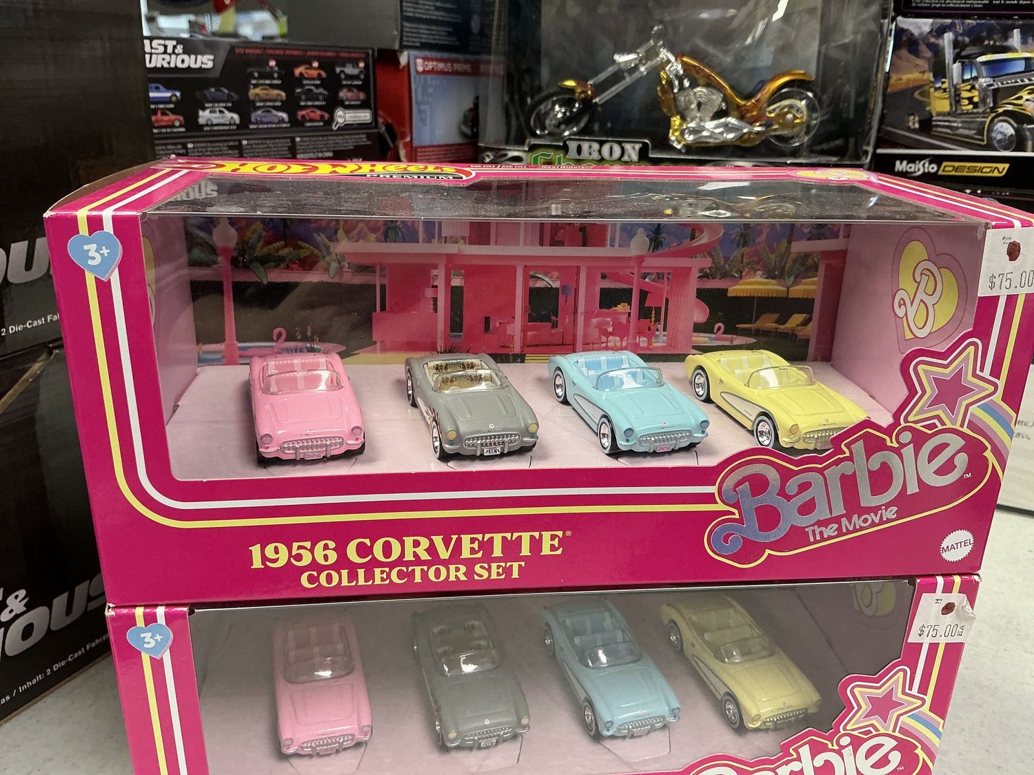 1956 Corvette collector set Barbie the movie