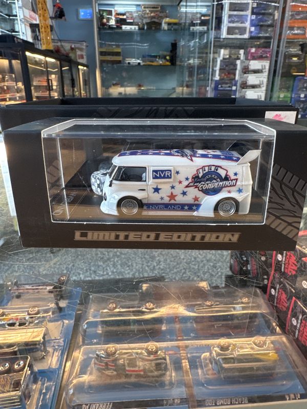 Nvrland Volkswagen drag bus Stars and Stripes