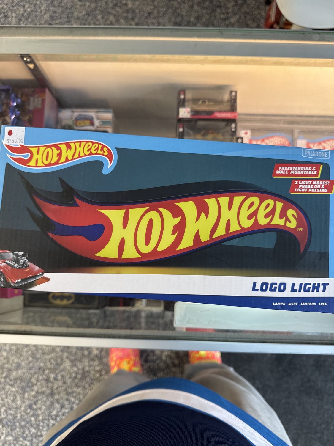 Hotwheels logo light