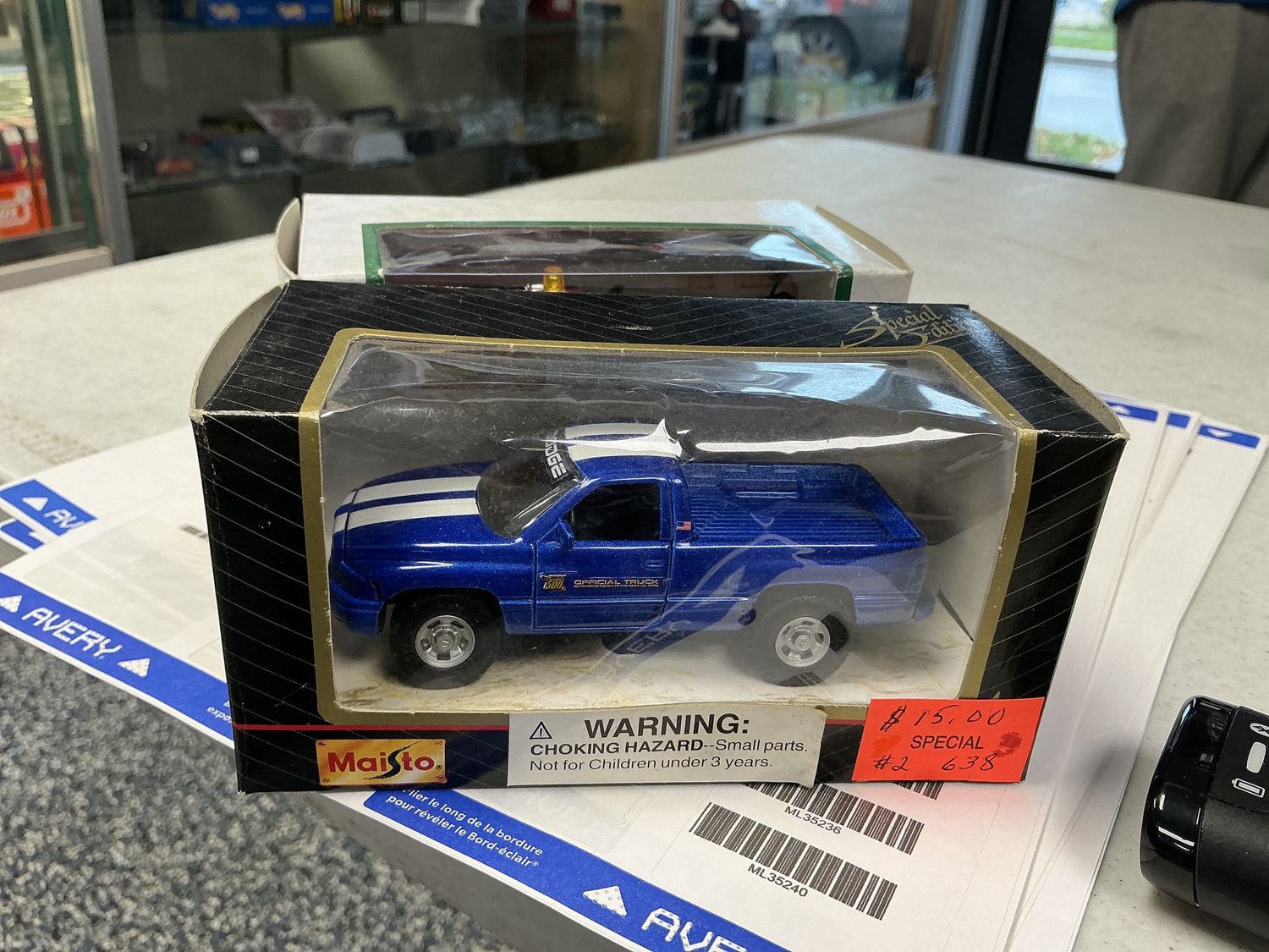 Dodge ram blue special truck