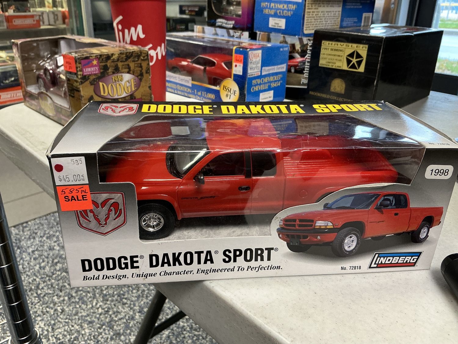 1998 Dodge Dakota sport red