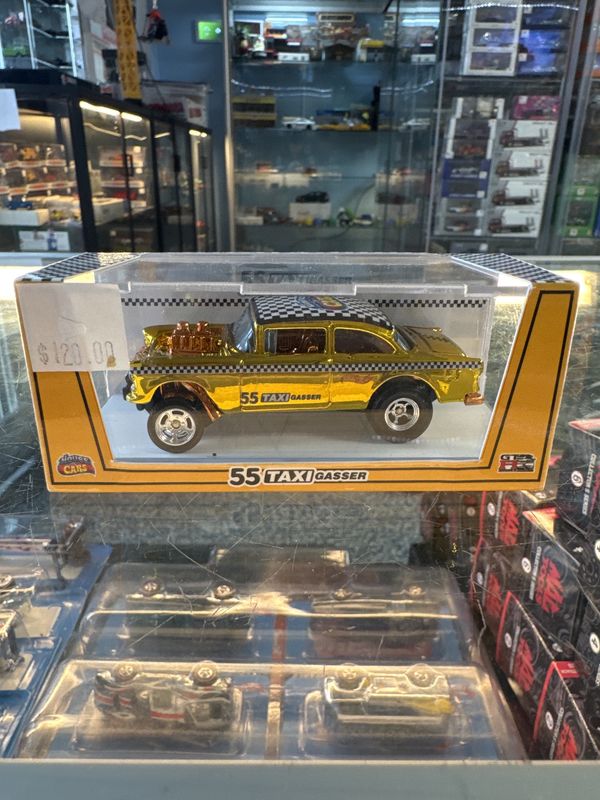 55 Chevy taxi gasser chrome