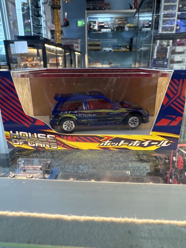 House of cars Honda civic blue