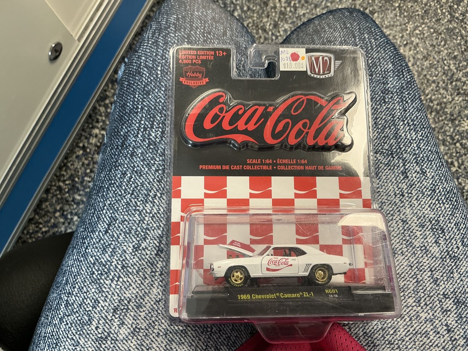 1969 Chevy Camaro ZL1 Coke white