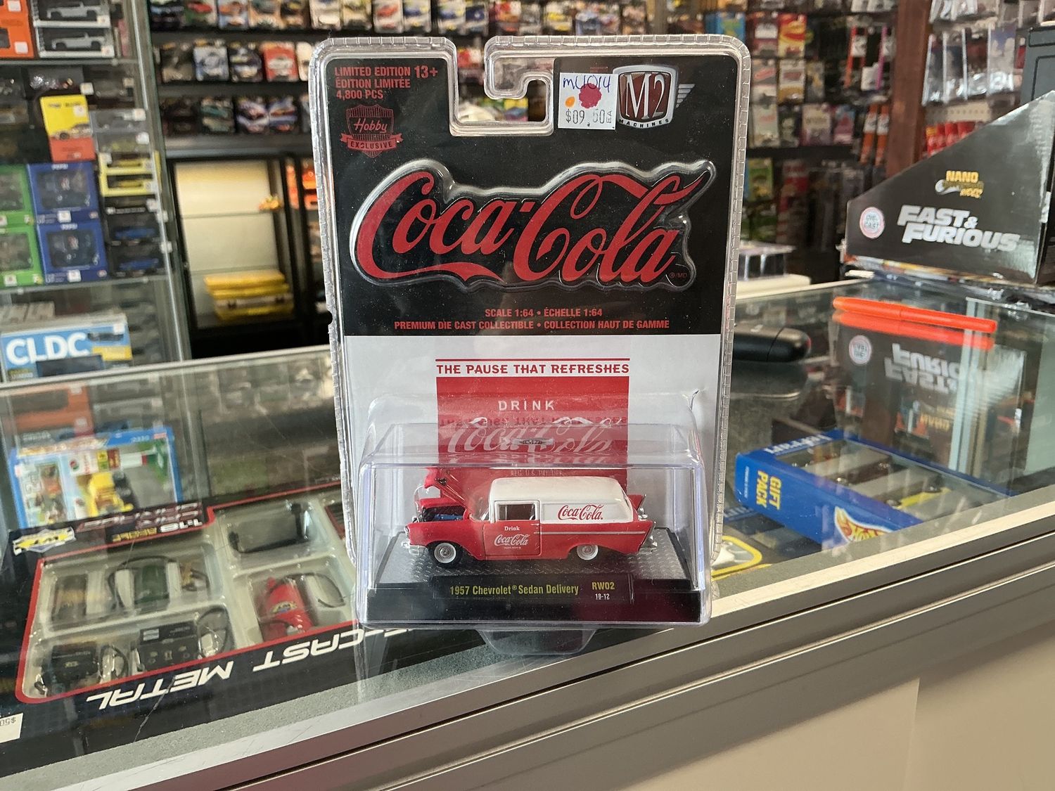 1957 Chevy sedan delivery Coca-Cola