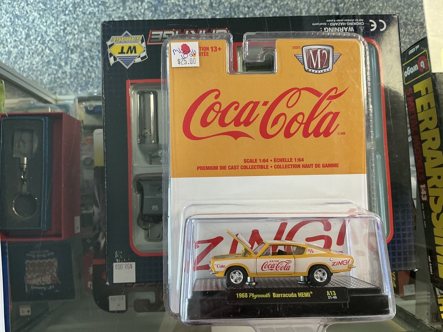 1968 Plymouth, barracuda hemi yellow Coca-Cola