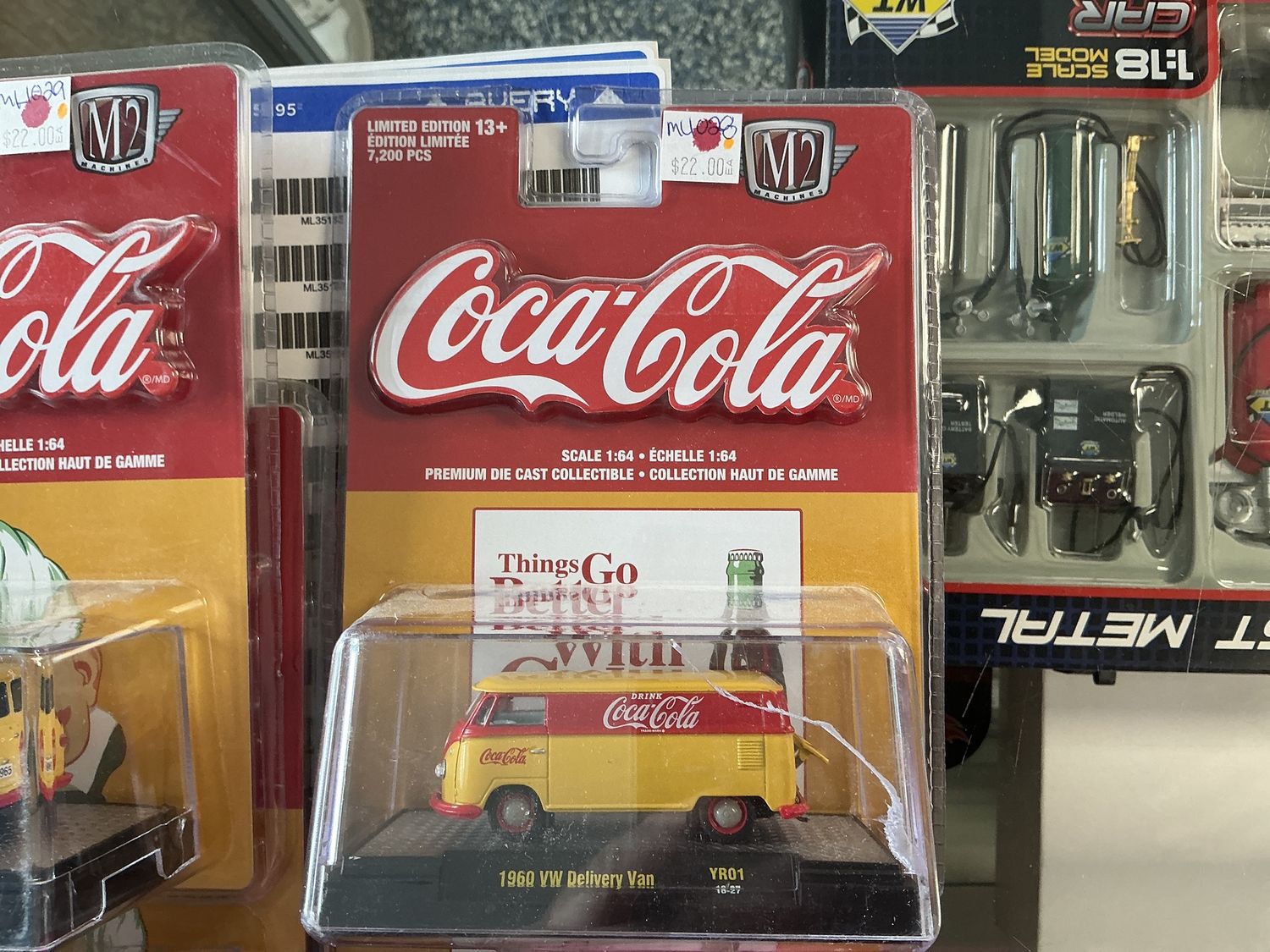 1960 VW delivery van yellow Coca-Cola