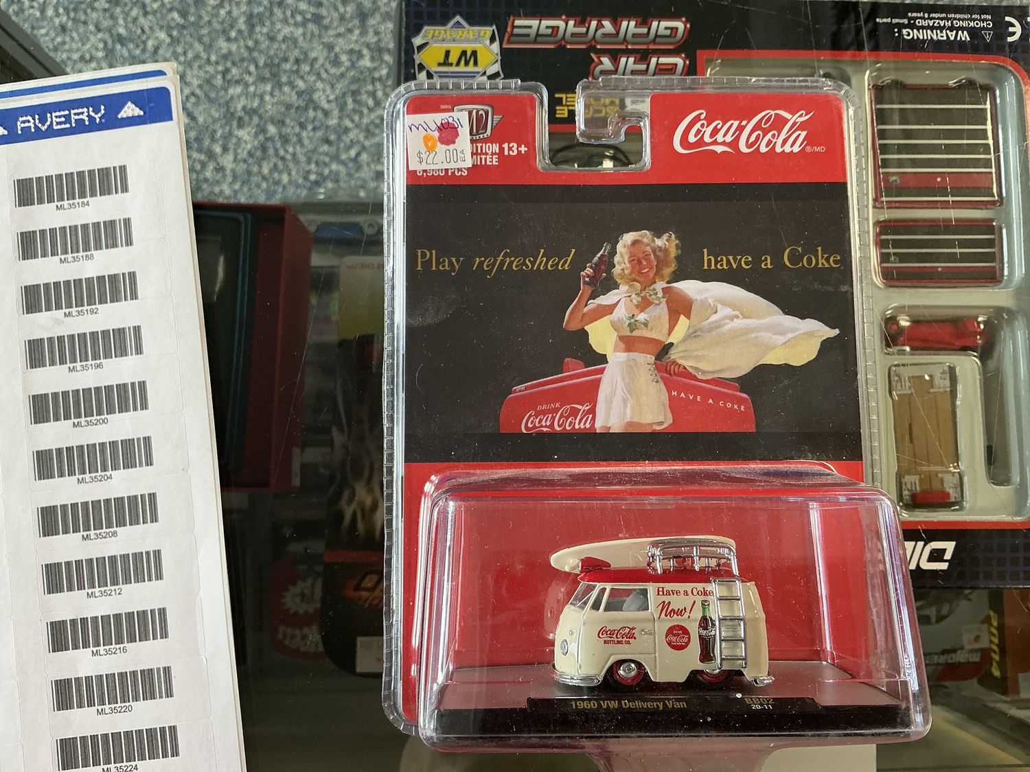 1960 VW delivery van cream colour Coke