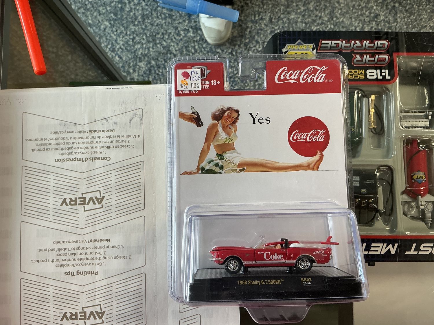 1968 Shelby GT500, KR Coca-Cola red