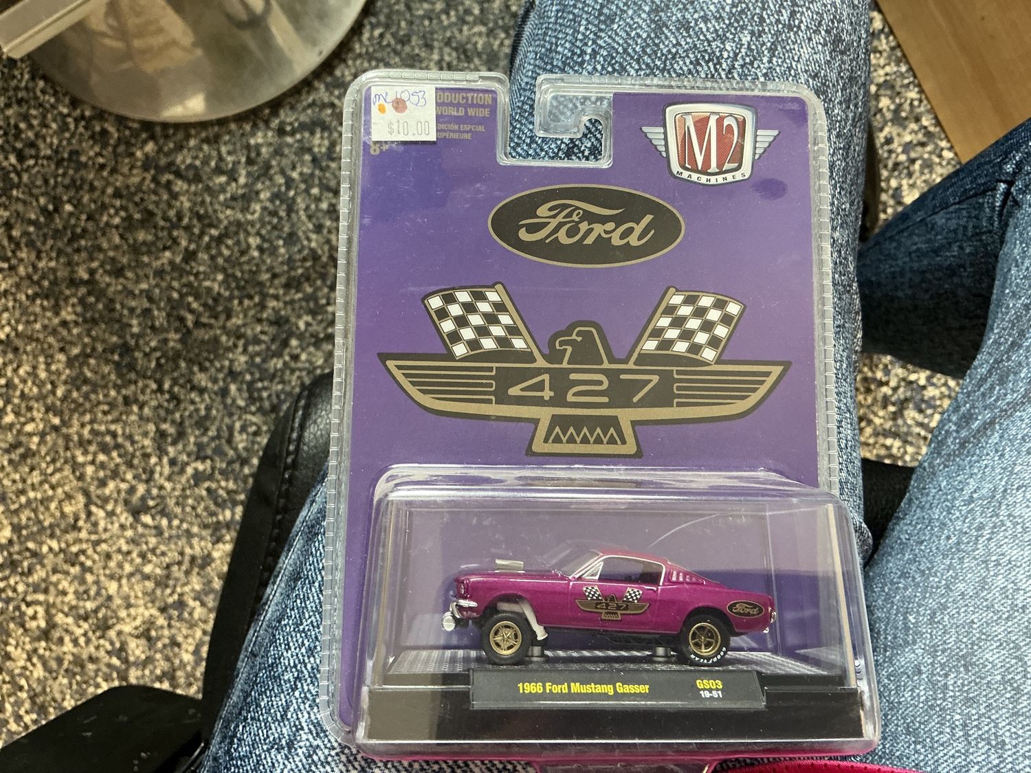 1966 Ford Mustang, gas or purple