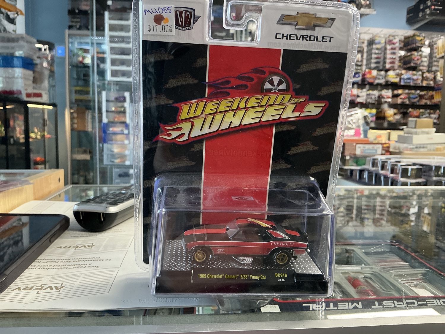 1969 Chevy Camaro Z 28 funny car, black and red super con