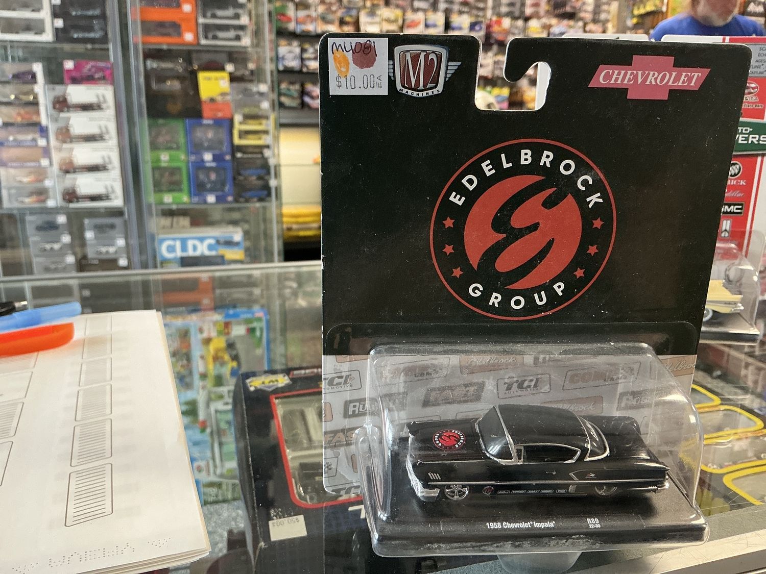 1958 Chevy Impala, black edelBrock group