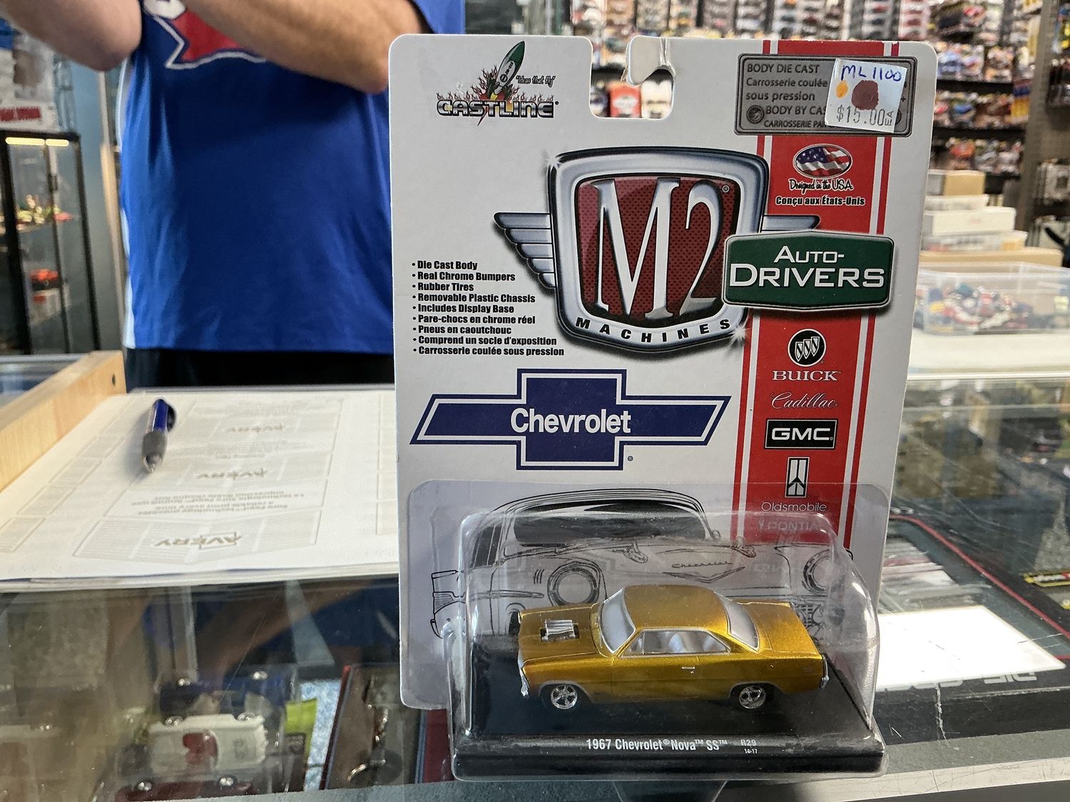 1967 Chevy nova SS gold