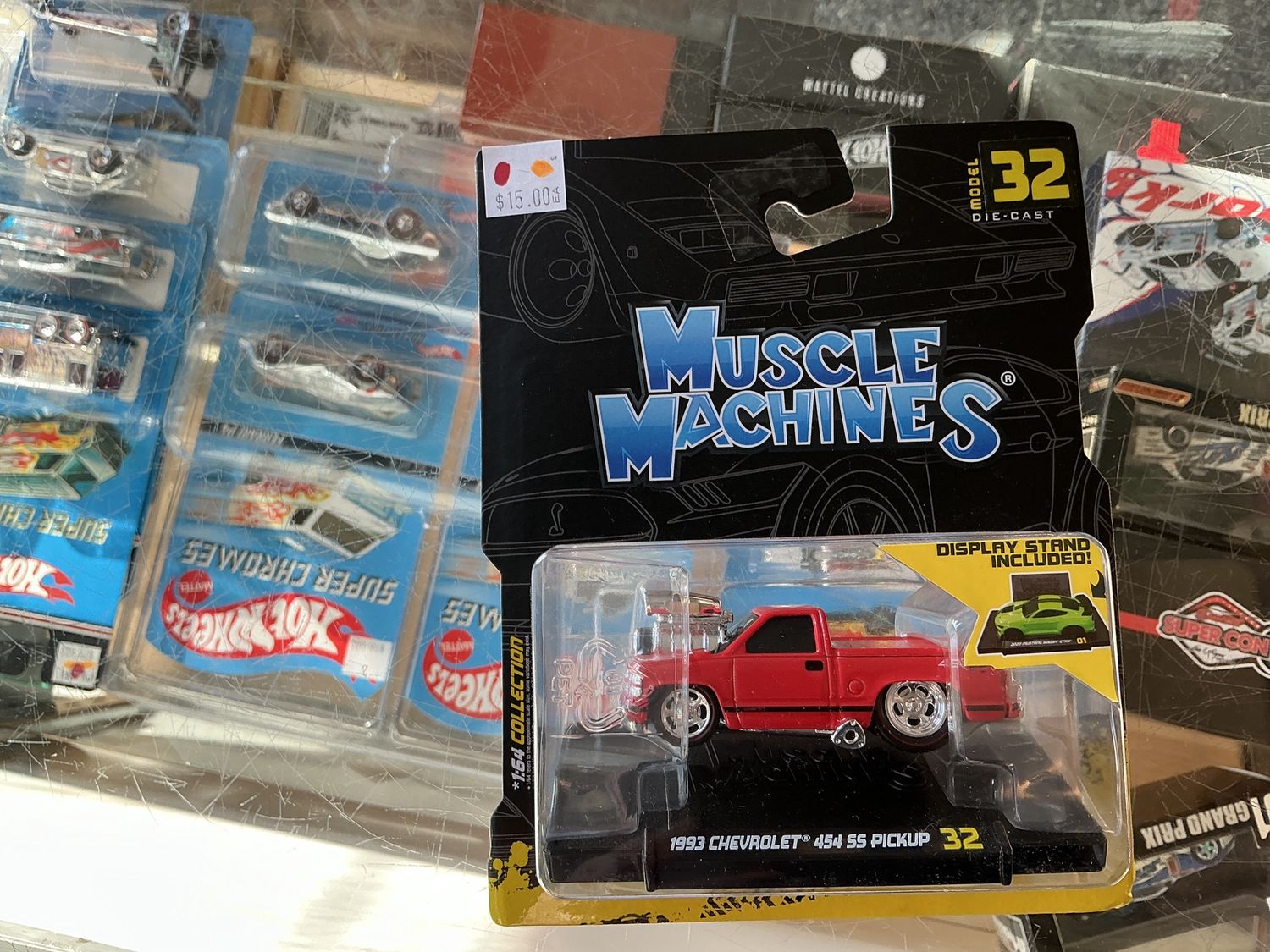 1993 Chevy 454 SS pick up red muscle machines