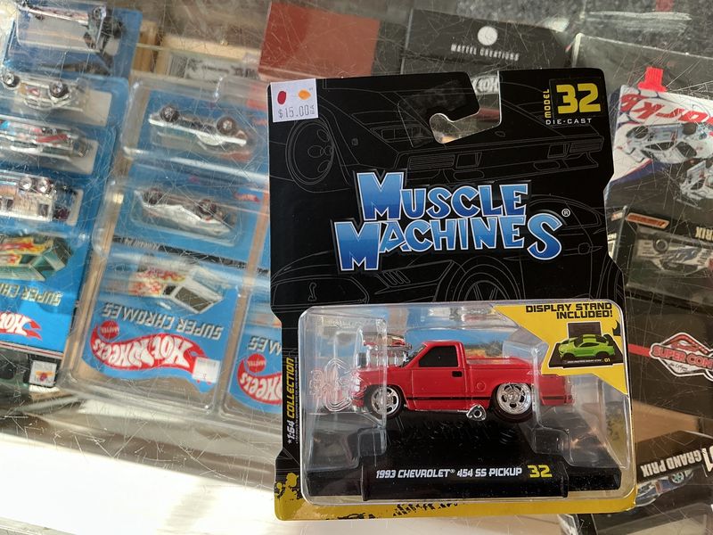 1993 Chevy 454 SS pick up red muscle machines