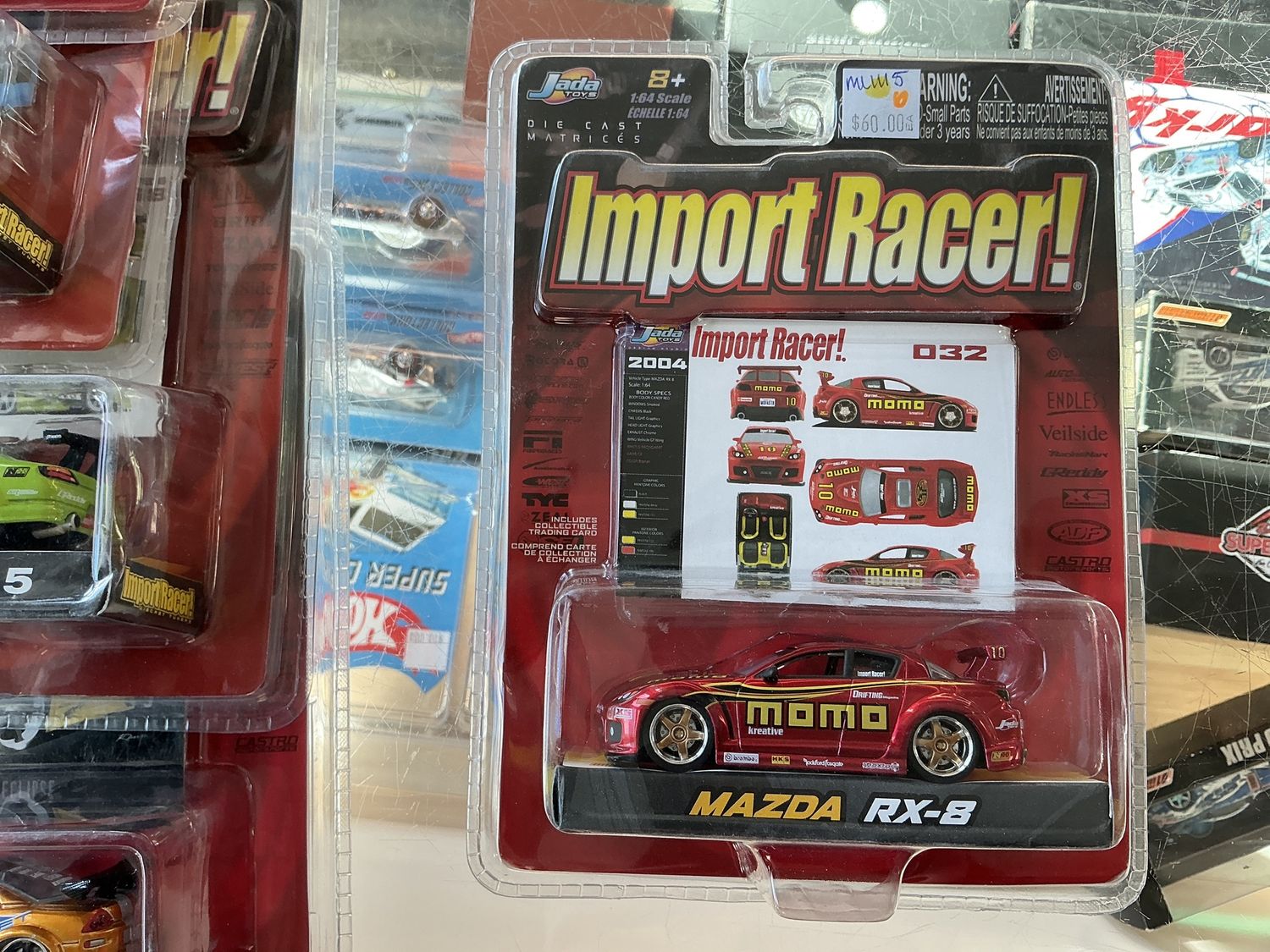 Mazda RX eight import racer Momo red