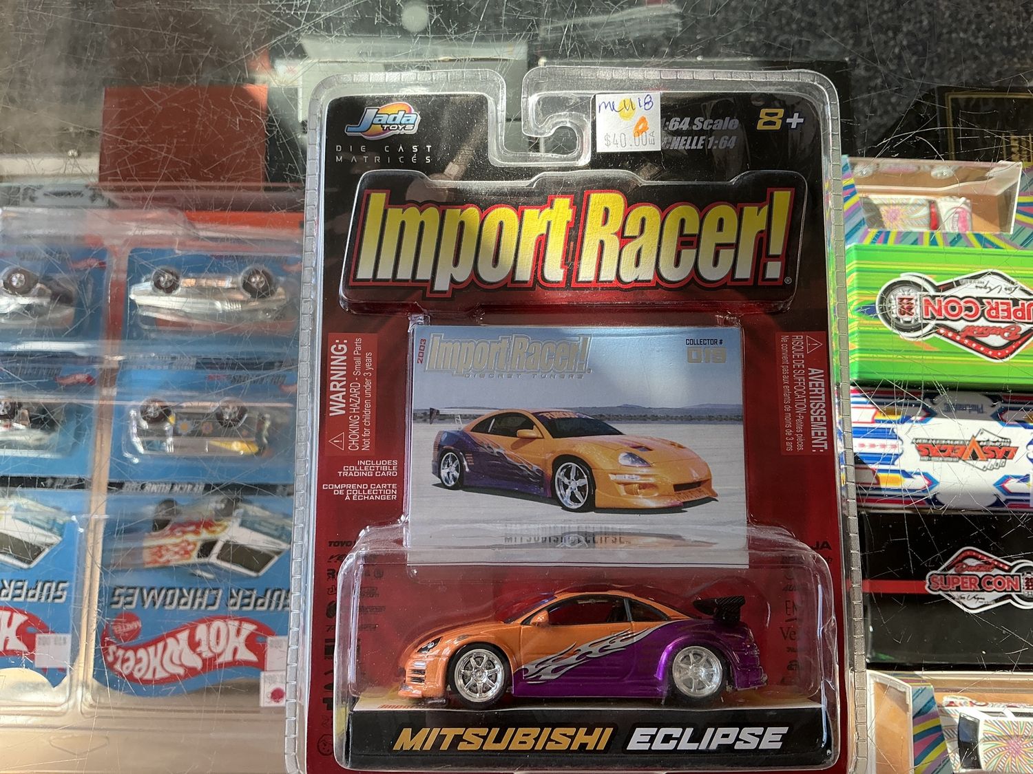 Mitsubishi eclipse import, racers, purple, and orange not available