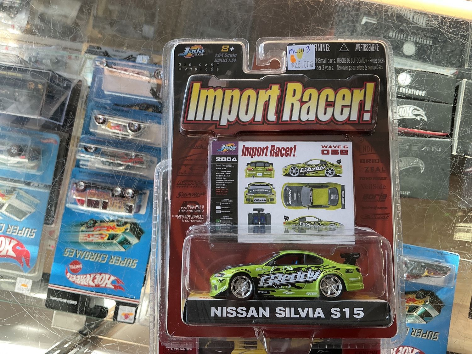 Nissan Sylvia S 15 green import racer