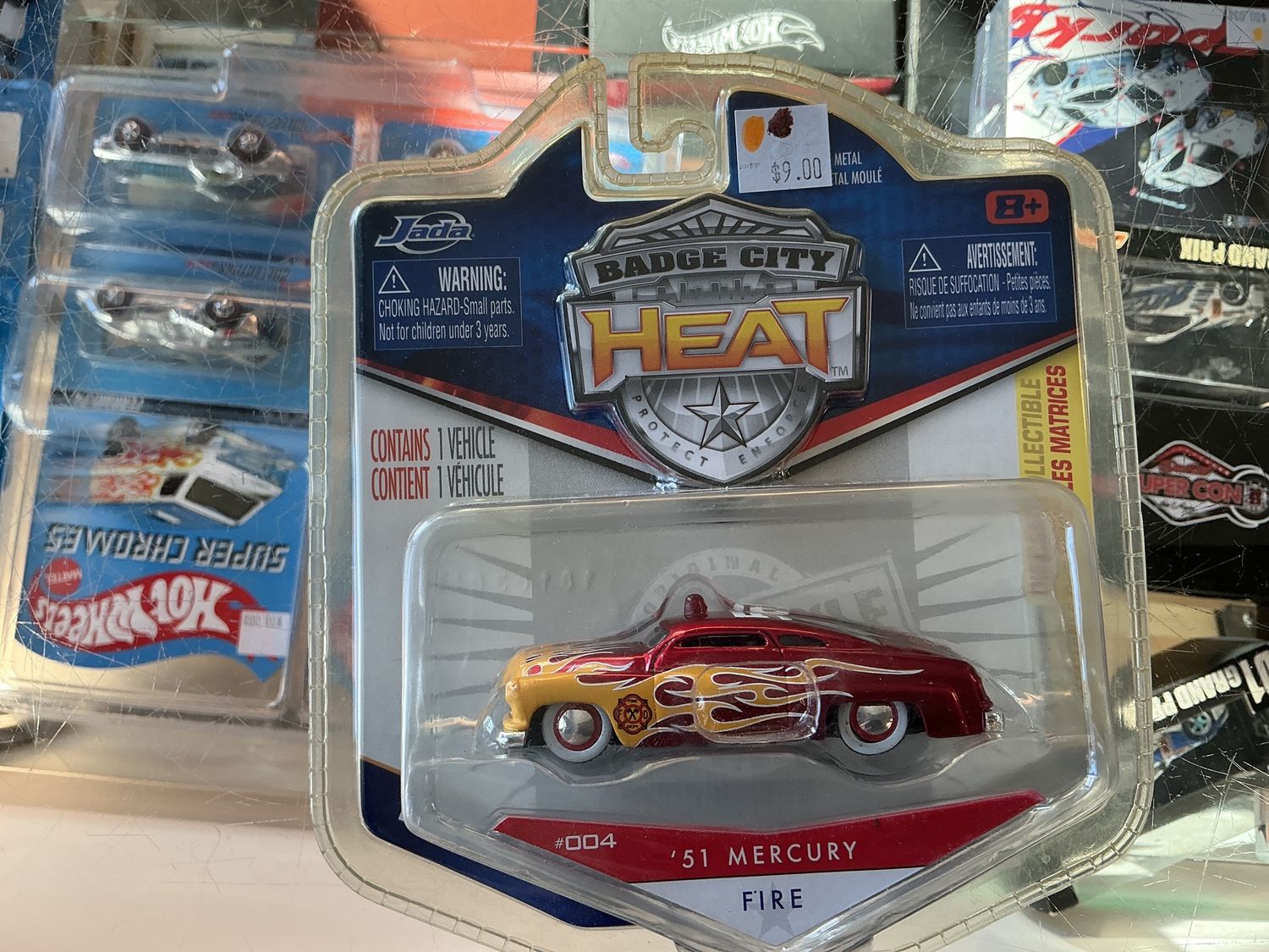 1951 Mercury fire badge city heat