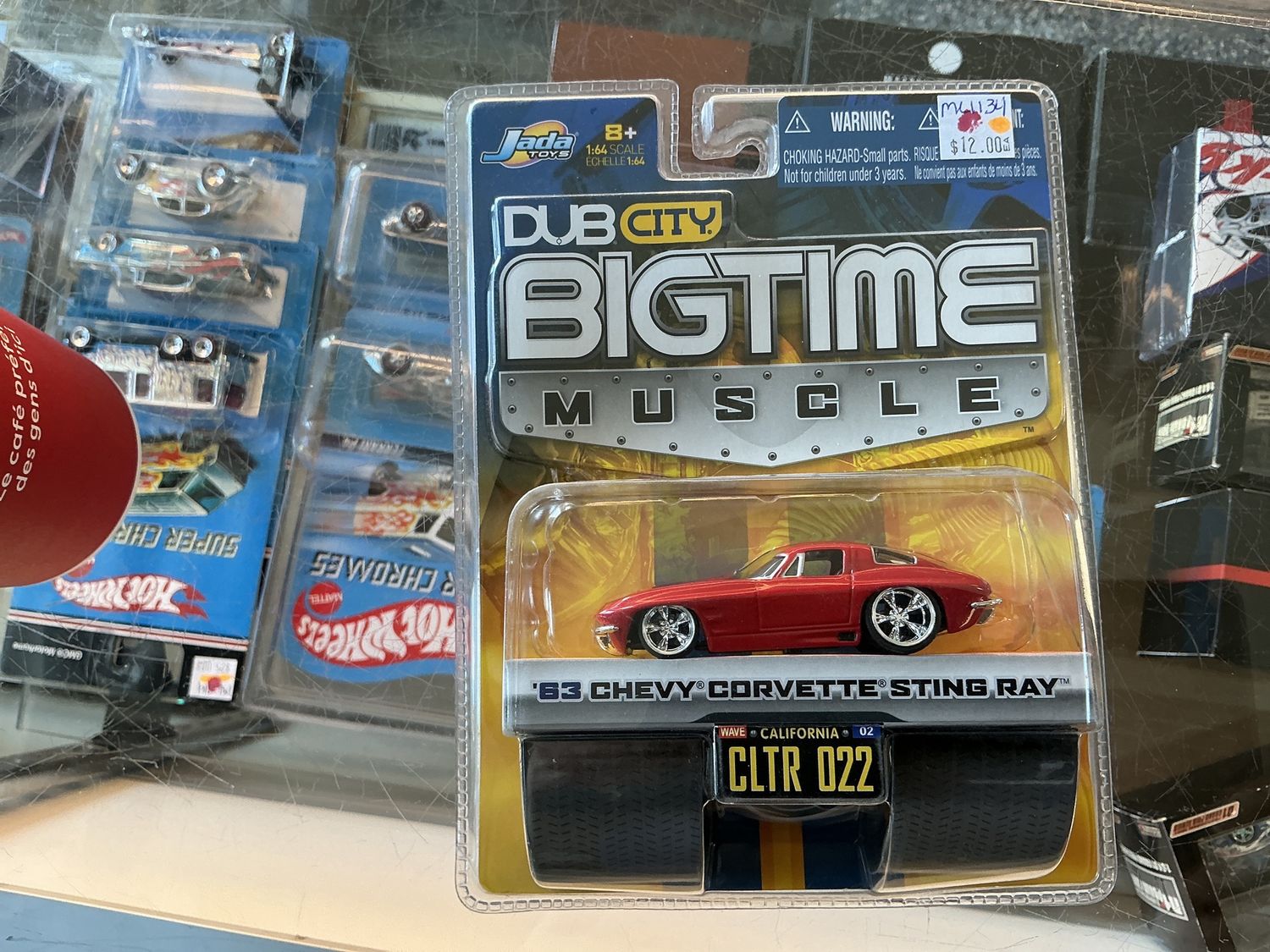 1963 Chevy Corvette stingray, red dub