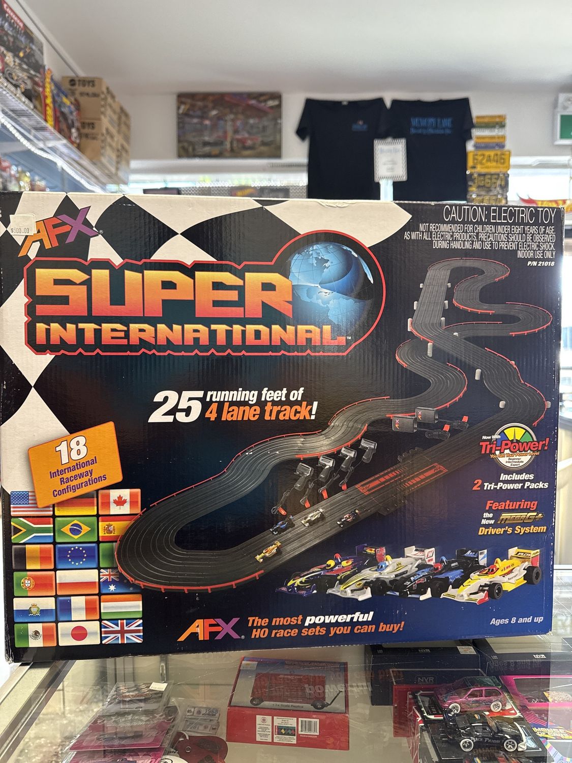 Afx super international slot car track