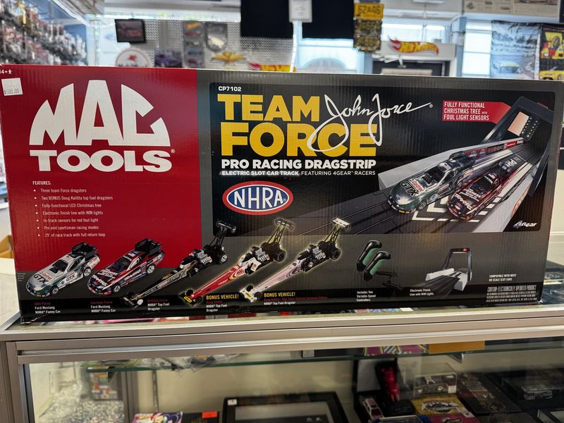 Mac tools John force slot car track