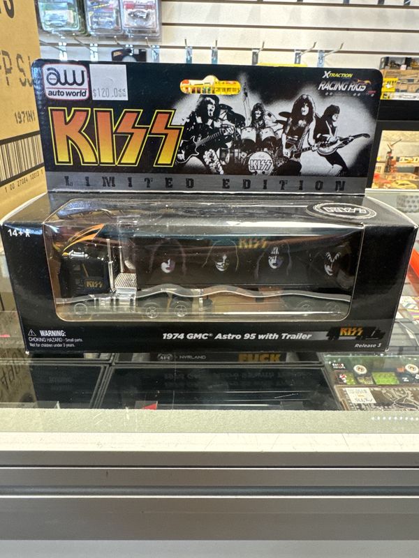 Kiss semi truck slot car
