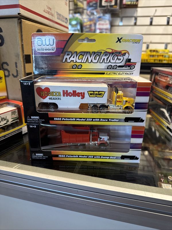 Peterbilt slot car set Hooker headers