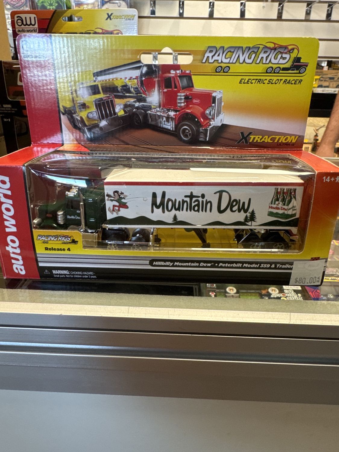 Hillbilly Mountain Dew semi slotcar