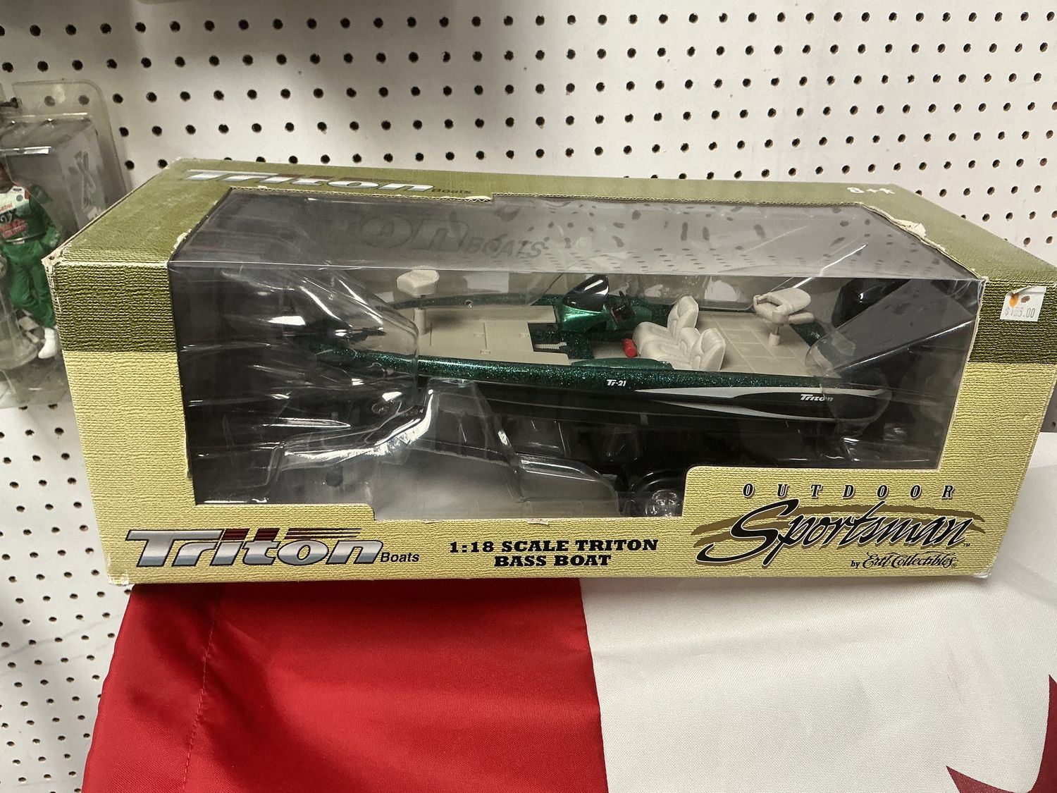 Outdoor sportsman bass boat green