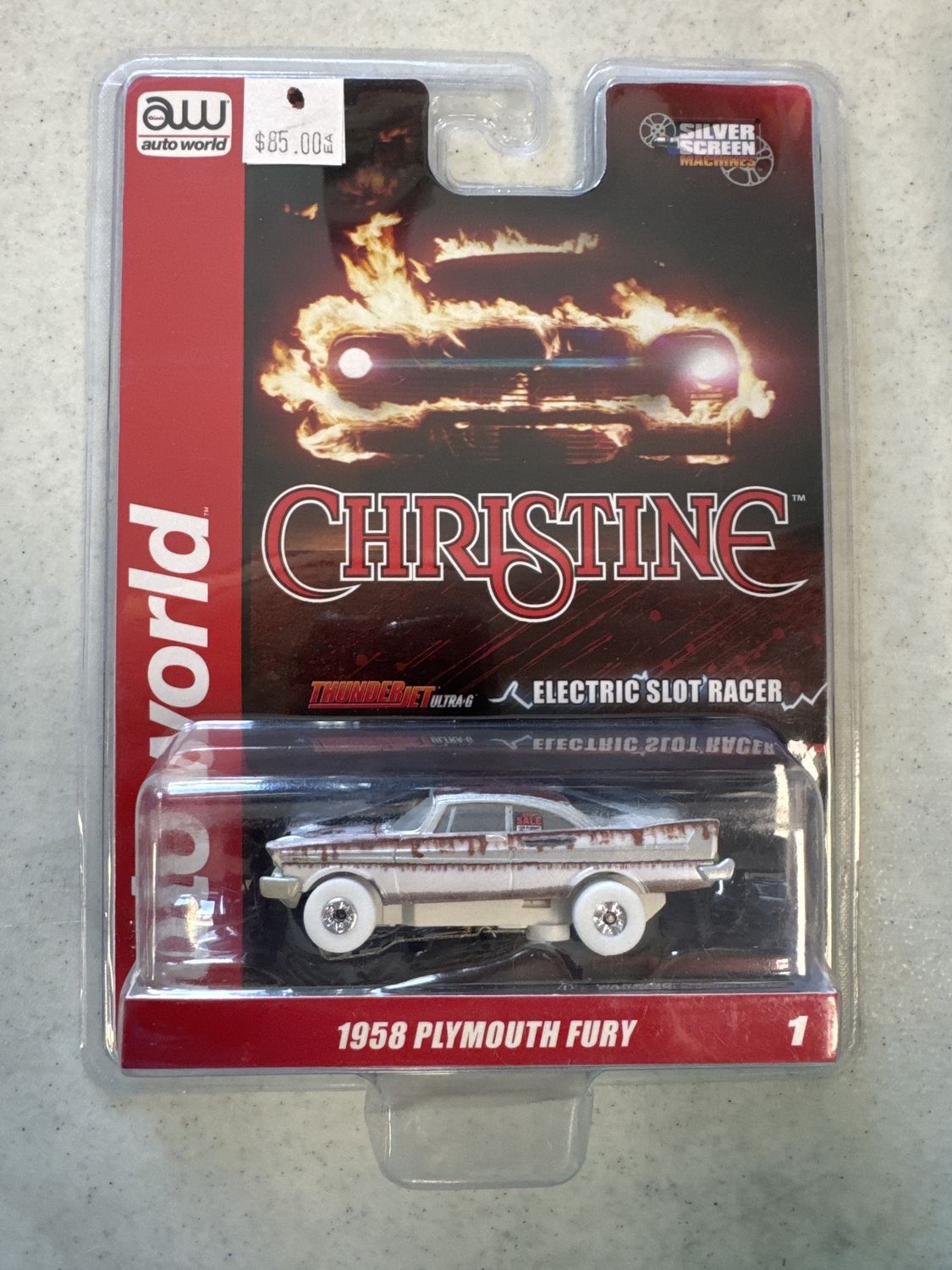 Christine 1958 Plymouth fury white