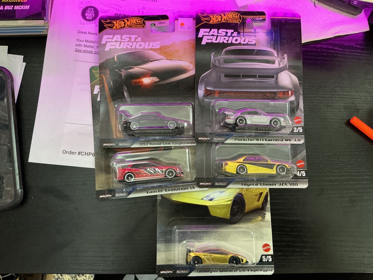 Fast and the furious premium set 2025