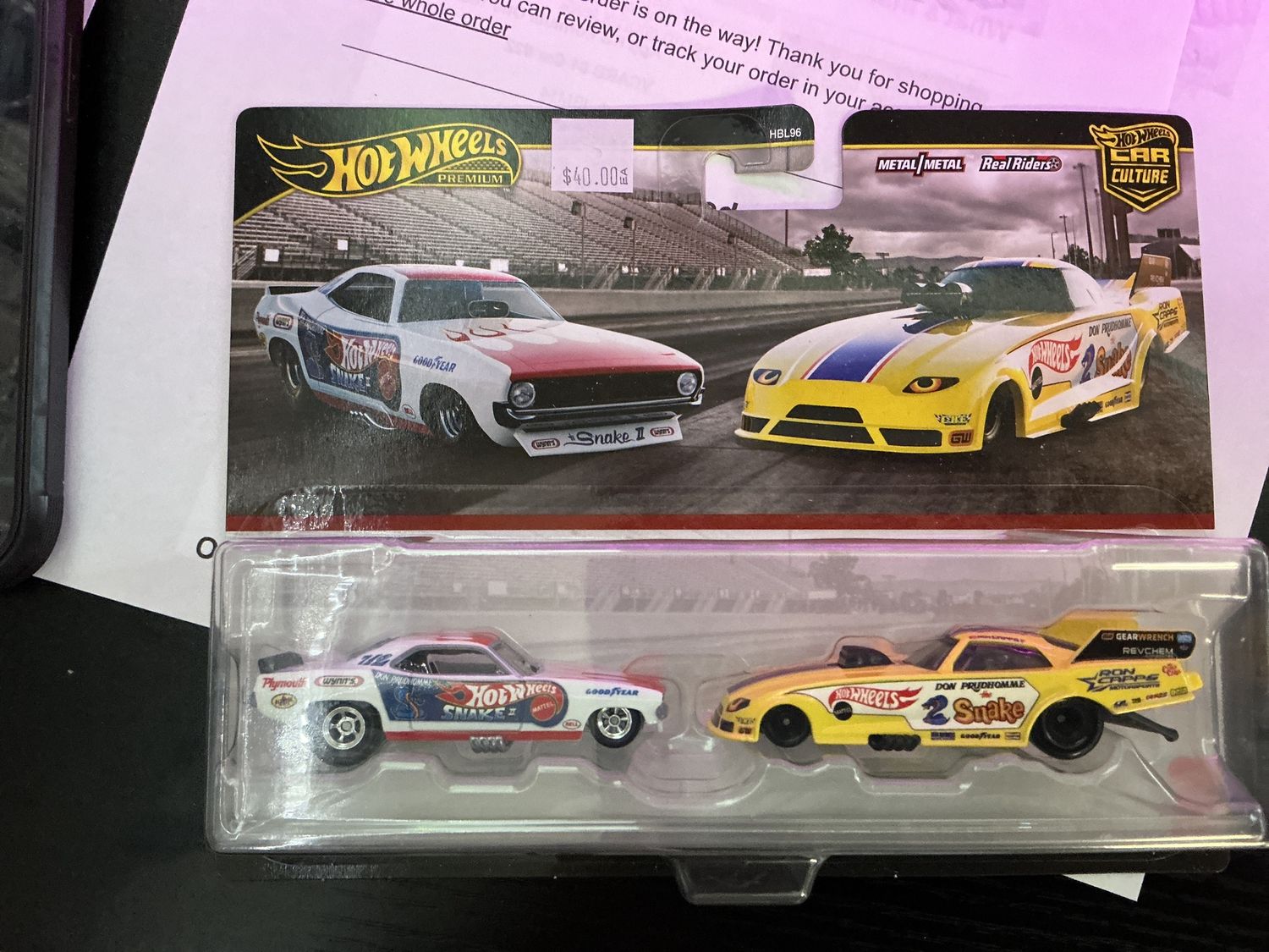 2 pack 1972, Plymouth Cuda, FC Rob and pinks