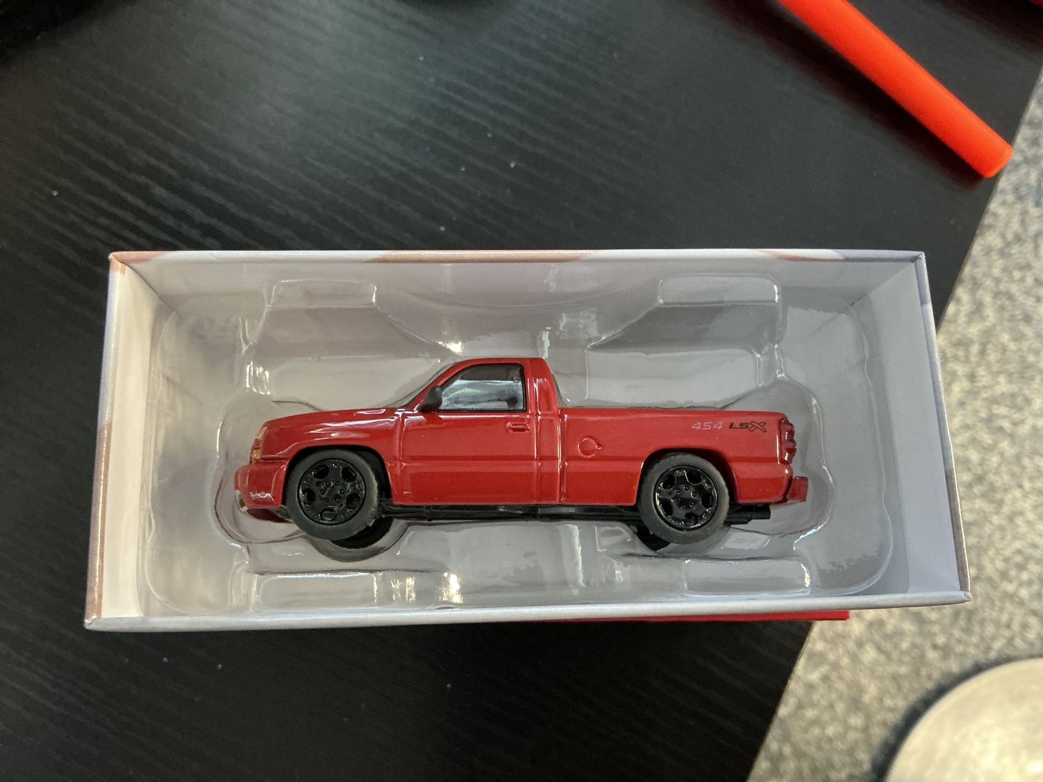 2006 Chevy Silverado single cab red 454