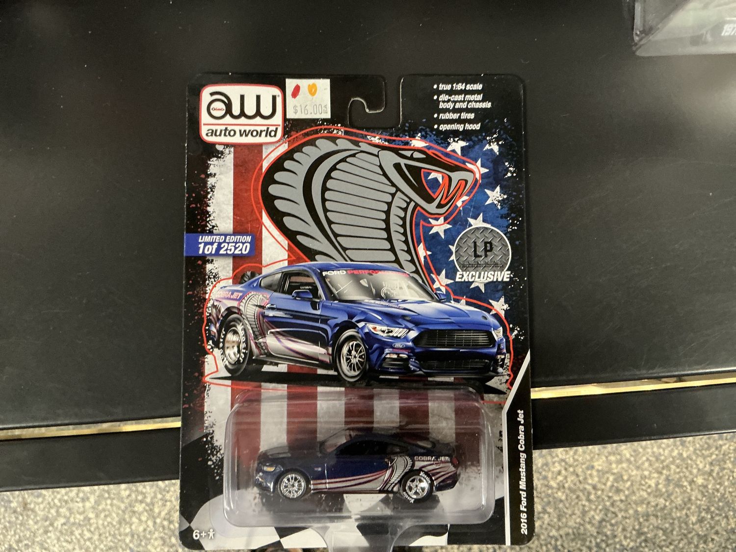 2016 Ford Mustang cobra jet blue