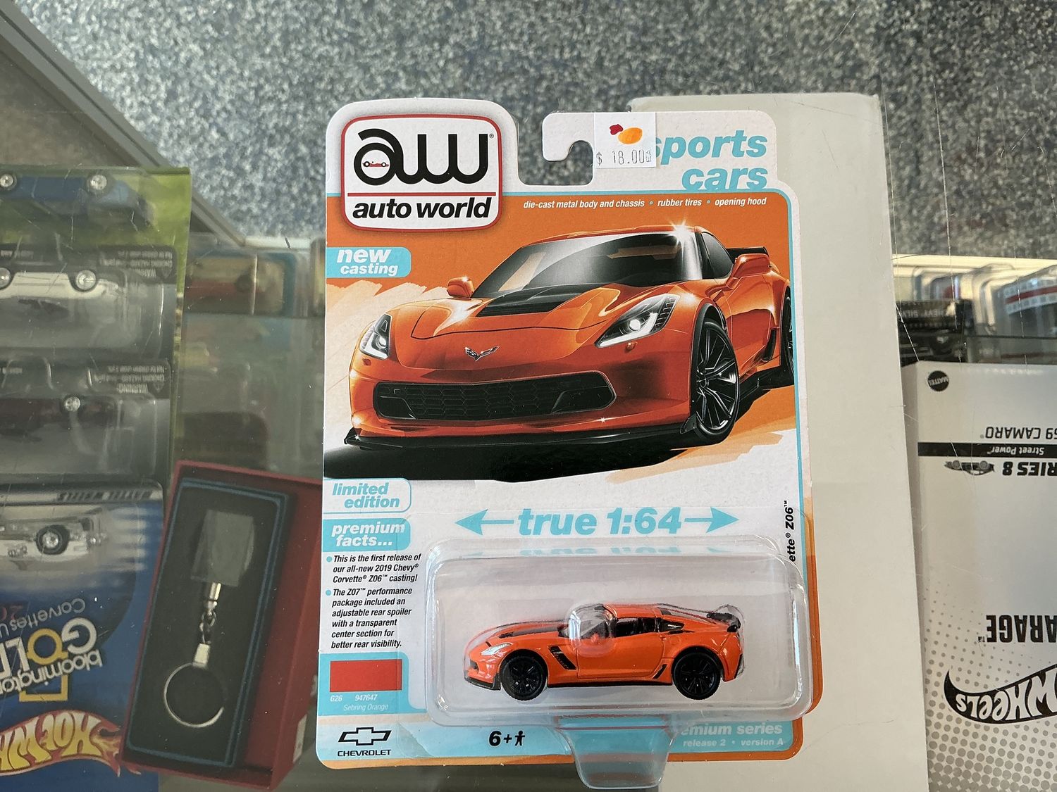 2019 Chevy Corvette Z06 orange