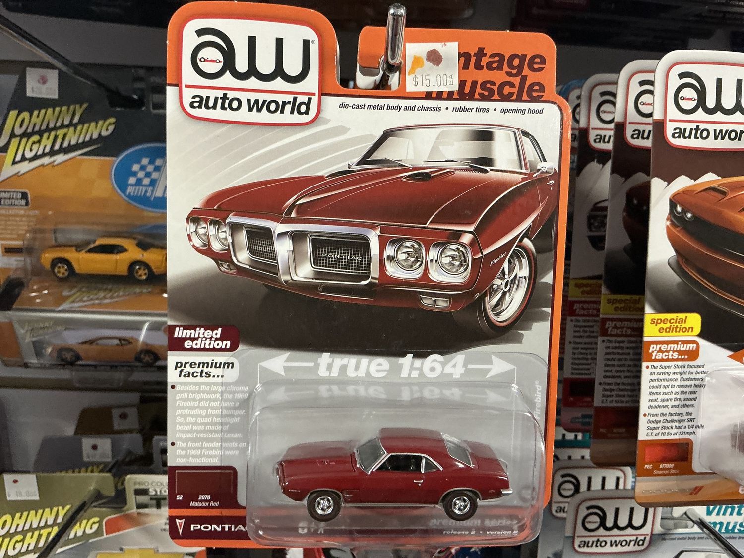 1969 Pontiac, Firebird red