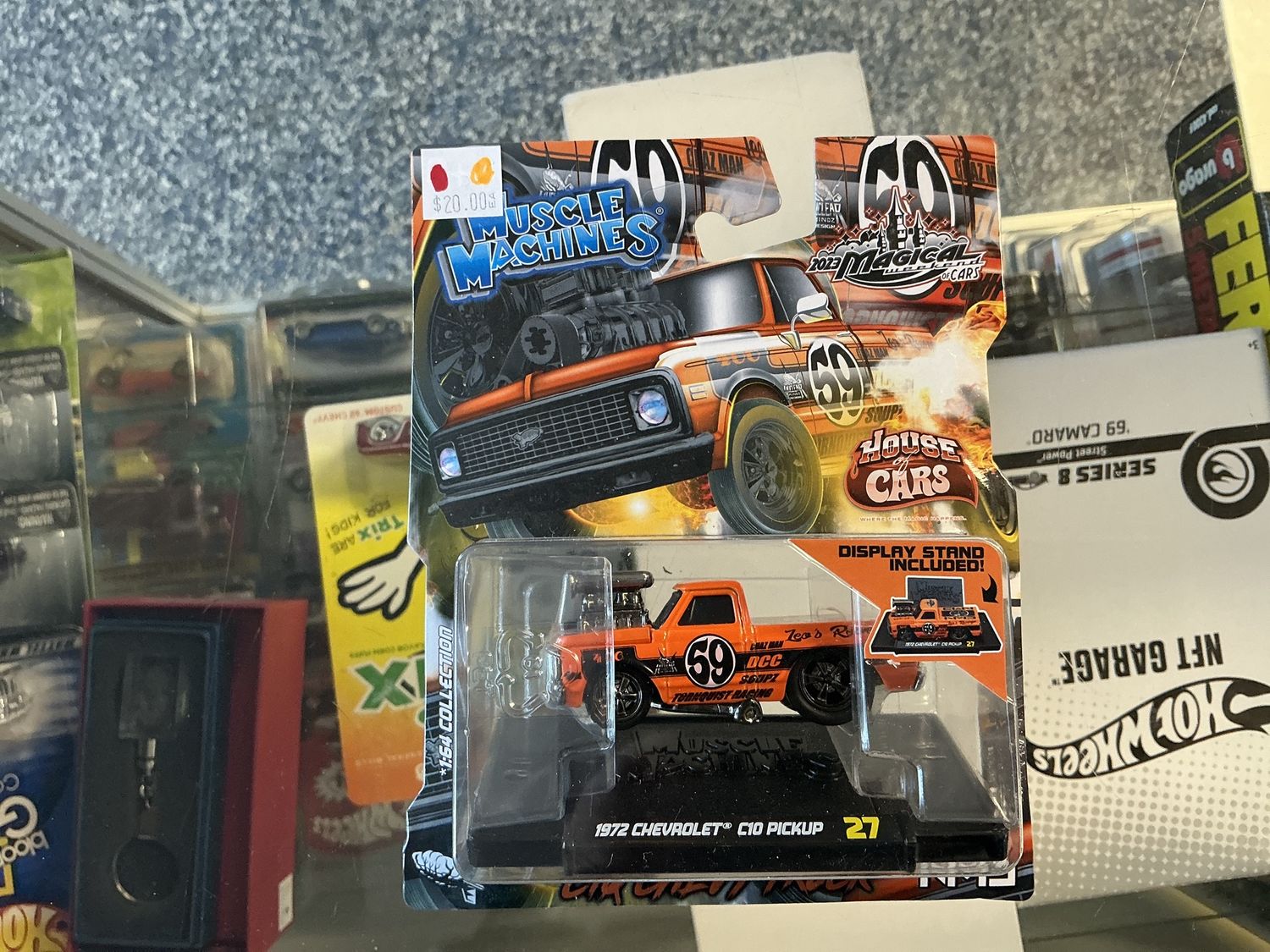 C 10 Chevy truck house of cars orange