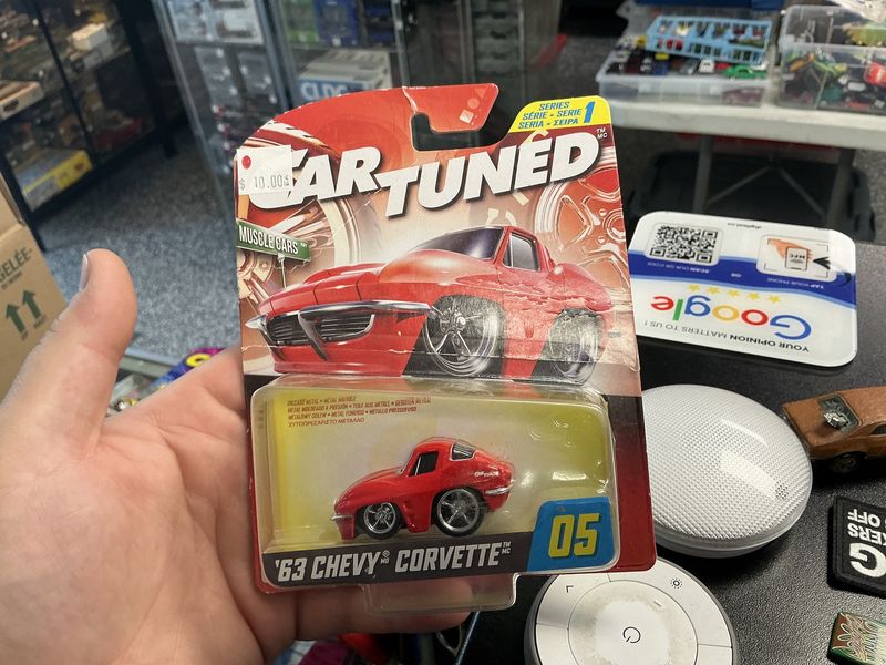 63 Chevy corvette red