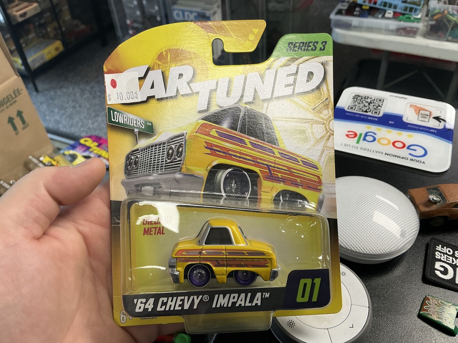64 Chevy impala yellow