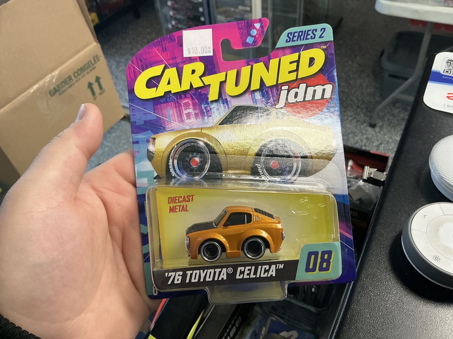 76 Toyota celica orange